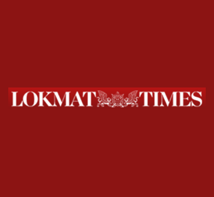 Lokmat Times logo featuring Rajesh Shukla